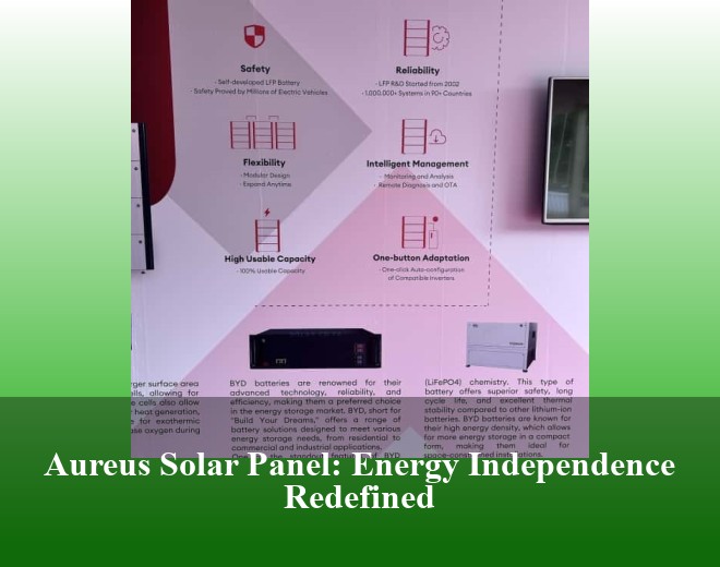 Aureus Solar Panel: Energy Independence Redefined